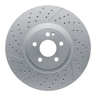 R1 Concepts PCP-63151 Hi-Carbon Alloy GEOMET Coated Rotor - Drilled and Slotted